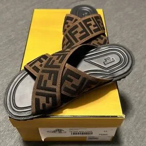 Fendi | Shoes | Brown Fendi Slides Size 55 | Poshmark display picture 1